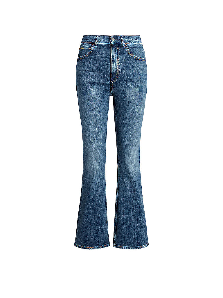 POLO RALPH LAUREN Jeans Flared Fit 7/8 blau   30 damen